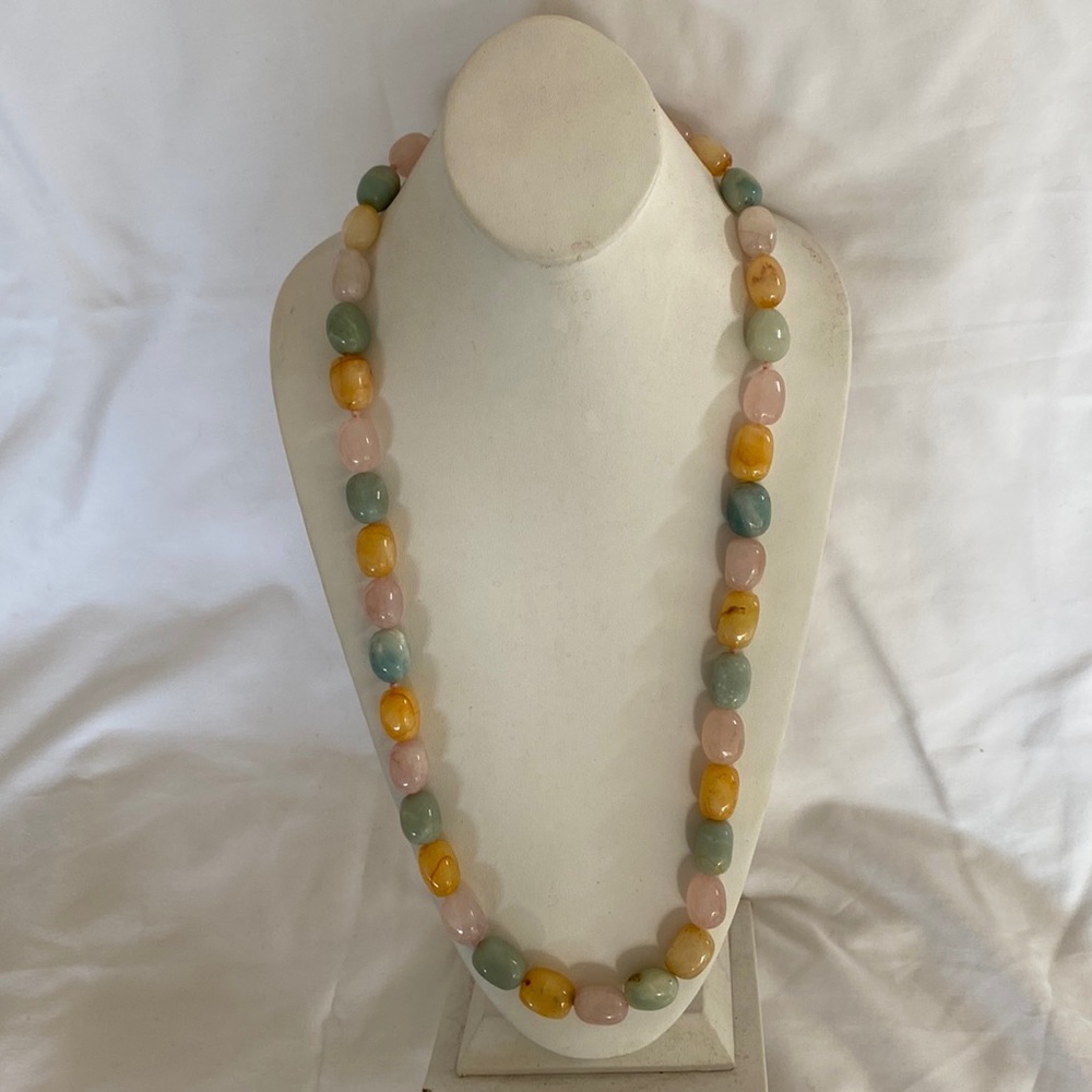Vintage women necklace GSJ 15” long